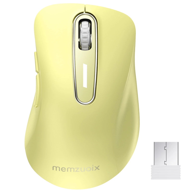 2.4GHz Wireless Mouse 1200 DPI 5 Button USB Receiver PC Laptop Light Yellow9
