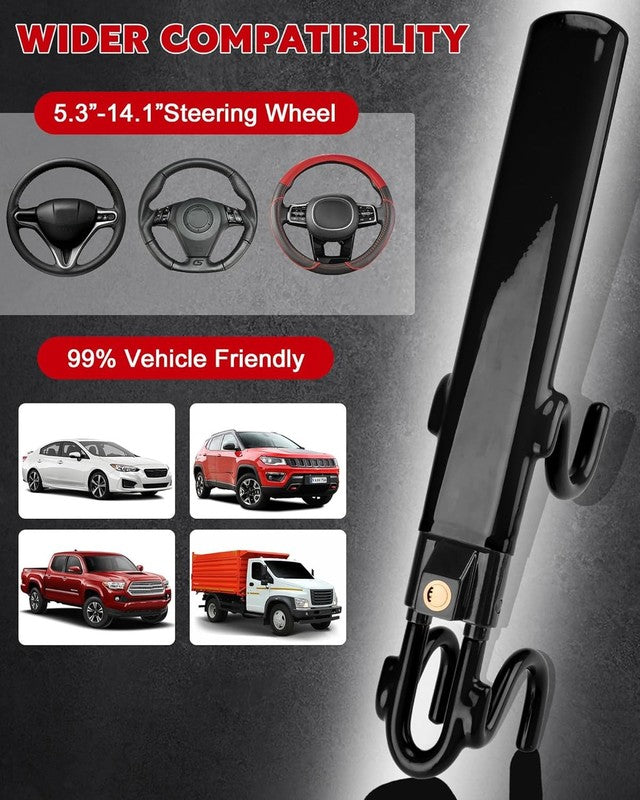 Steering Wheel Lock Anti Theft Car Device Heavy Duty Security Car Lock Antitheft4