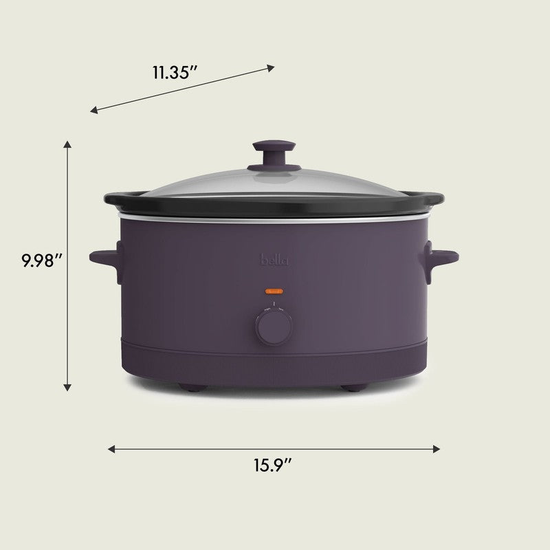 6Qt Slow Cooker, Plum7