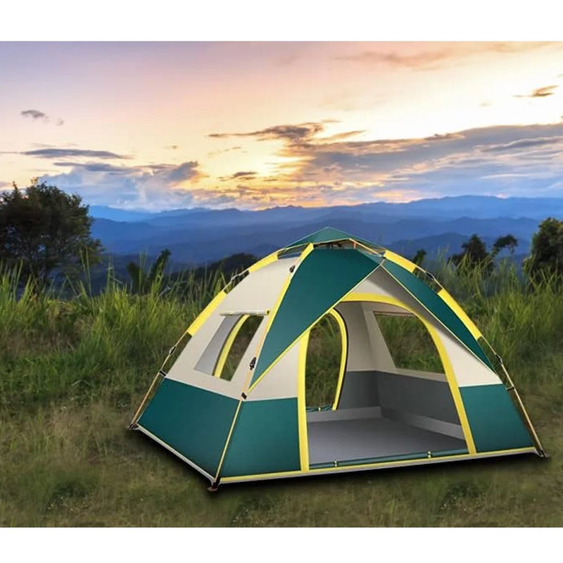 3-4 Person Camping Tent , Pop up Camping Tent Easy Setup Outdoor Tents Rainproof9