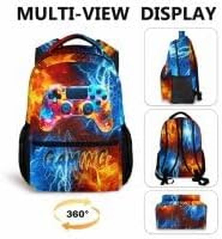 Backpack for Kids School Kindergarten Elementary Primary Middle College, Gaming 4