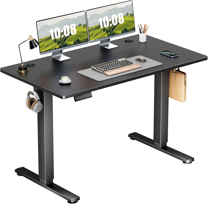 Electric Height Adjustable Standing Desk   48"x24" Sit to Stand Office Table8
