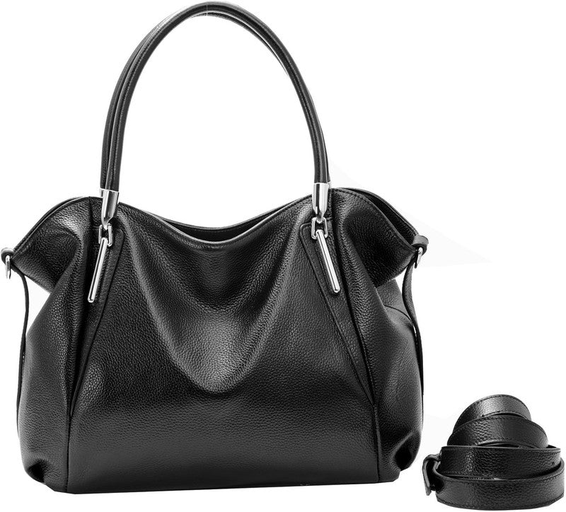Women Leather Shoulder Tote Handbag Top Handle Satchel Hobo Crossbody Bag2