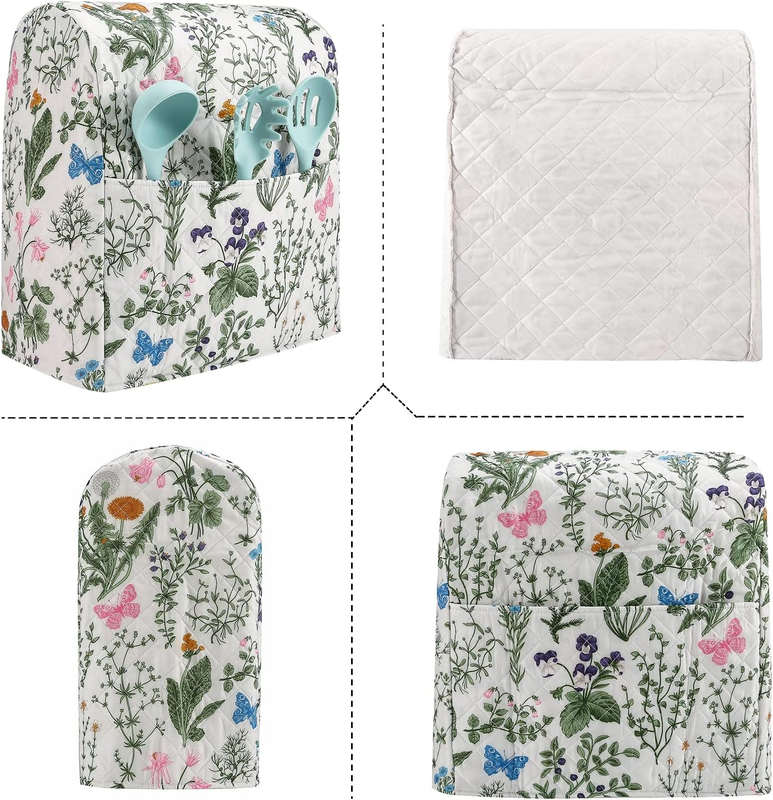 Floral Stand Mixer Cover Fits KitchenAid 5 8 Qt Spring Kitchen Decor3