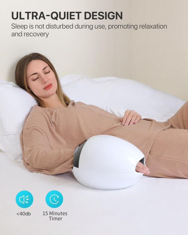 Heated Hand Massager Rechargeable Finger Compression Gift Men Women2