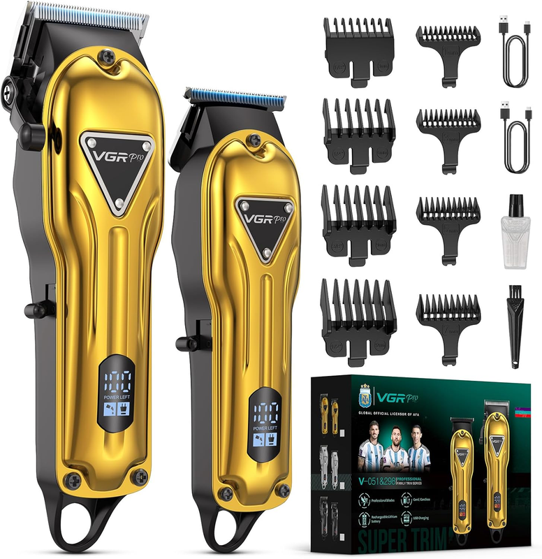 Cordless Electric Hair Clippers for Men | Long Battery Clipper & Trimmer Kit8
