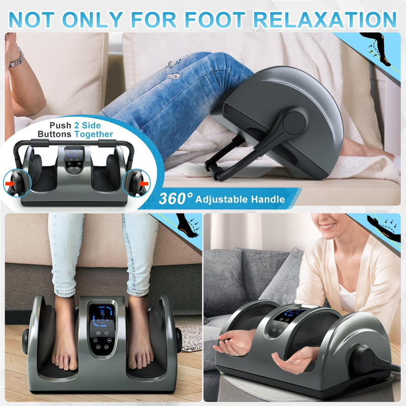 Shiatsu Foot Massager with Heat: FSA HSA Eligible Foot Massager for Neuropathy, 5