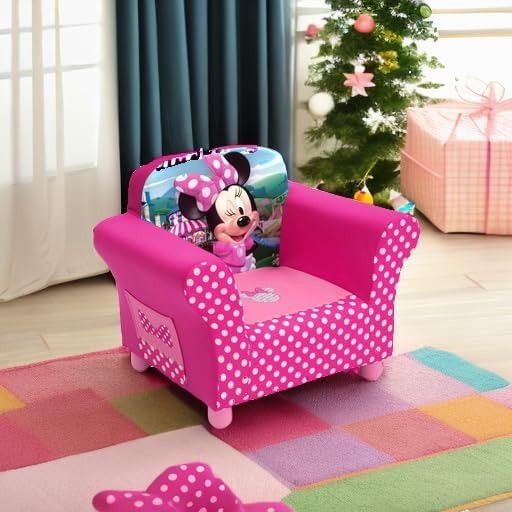 Kids Upholstered Chair, Minnie Mouse1