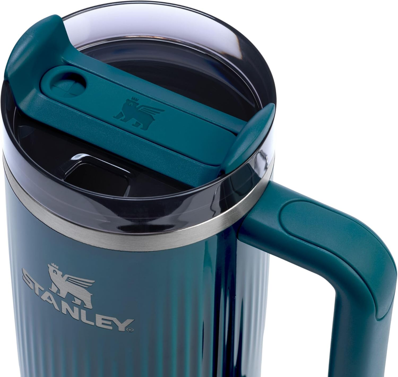 STANLEY Quencher H2.0 Tumbler with Handle and Straw 30 Oz | Flowstate 3 Position1