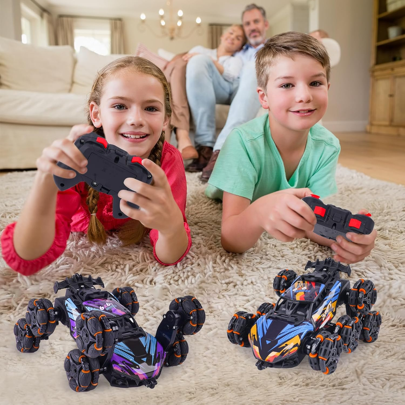 Hand Controlled RC Stunt Car 8 Wheel Gesture Remote Control Kids Toy6