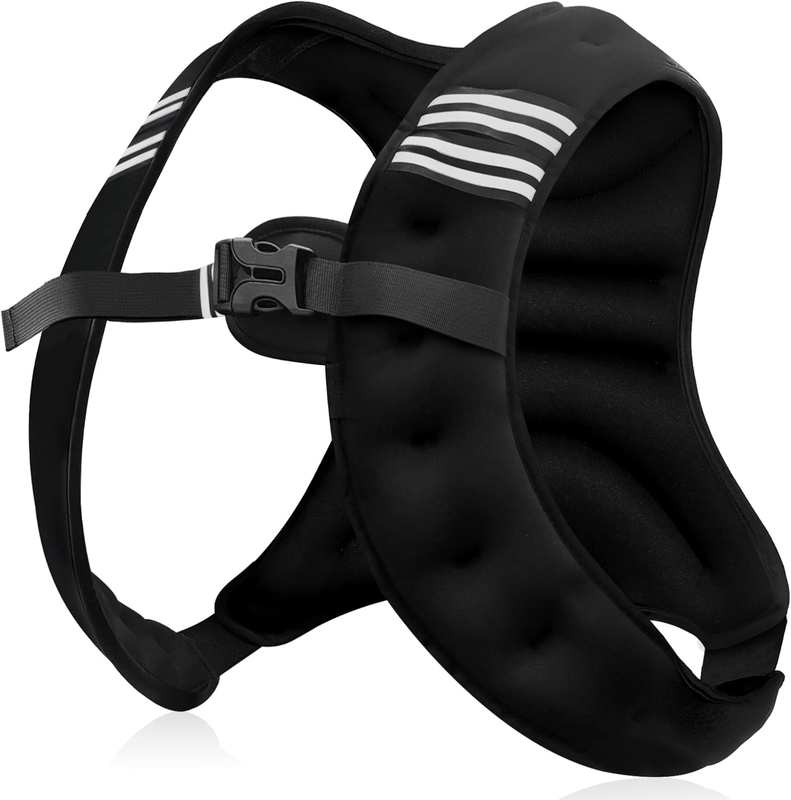 Weighted Vest 5 30Lbs for Men Women w/ Reflective Stripe for Workout Running9