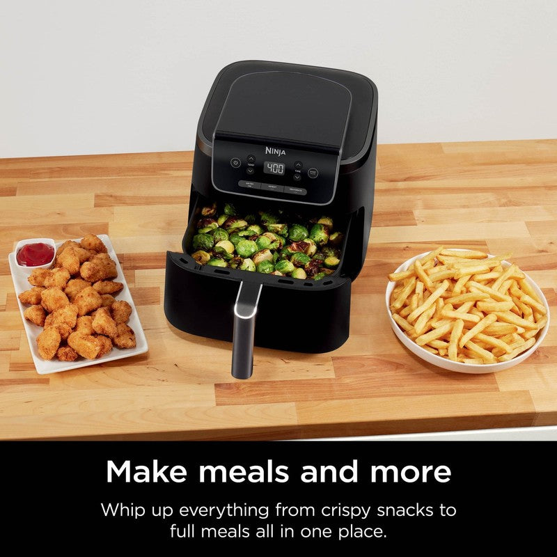 Pro XL 5 Qt Black Air Fryer with Automatic Shutoff for Safe Cooking NEW4