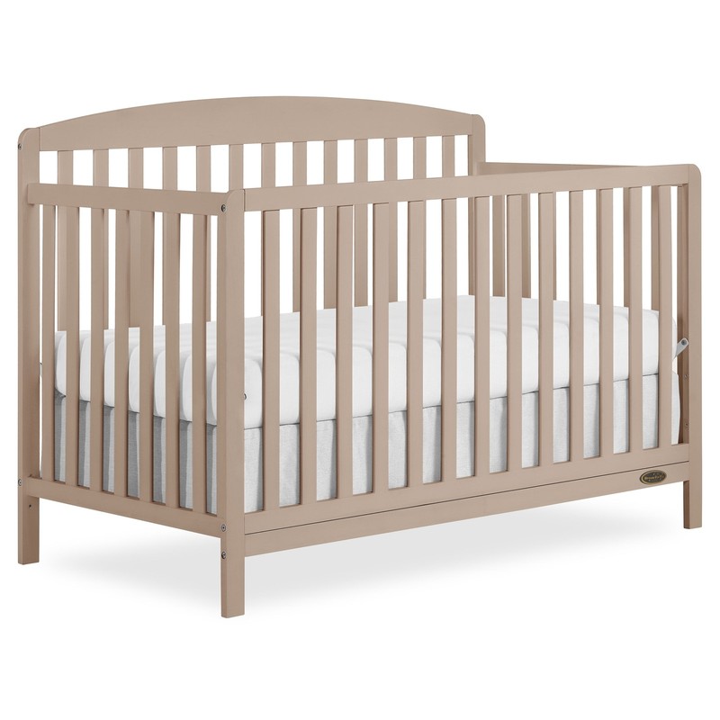 Odelle 5-In-1 Convertible Crib, Converts from Baby Crib to Toddler Bed, Day Bed,10