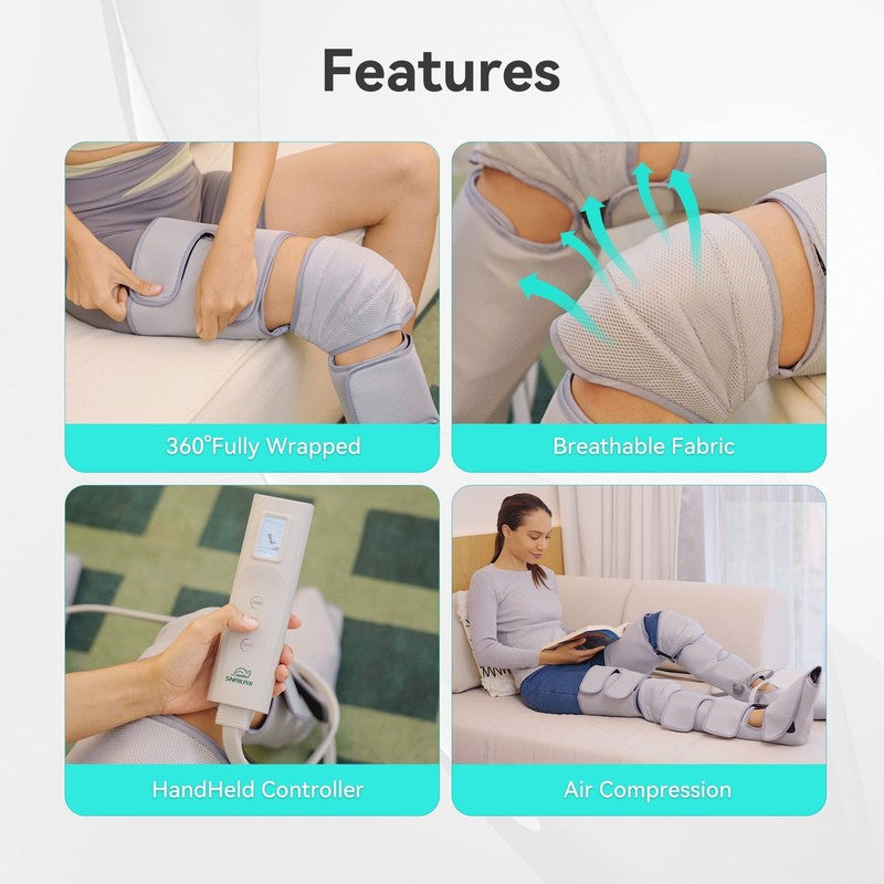 Air Compression Calf Foot Massager Circulation Pain Relief Gift3
