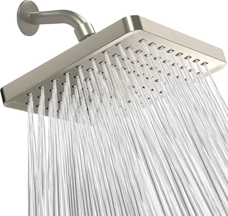 Shower Head - High Pressure Rain - Premium Quality Luxury Design - 1-Min Install9