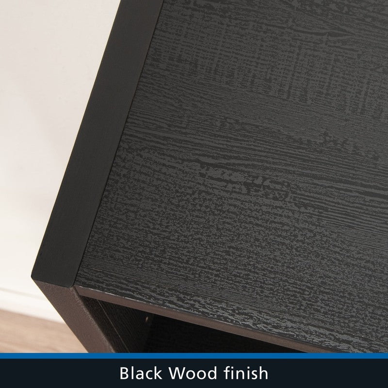 Westley 5 Shelf Bookcase, Black Finish6