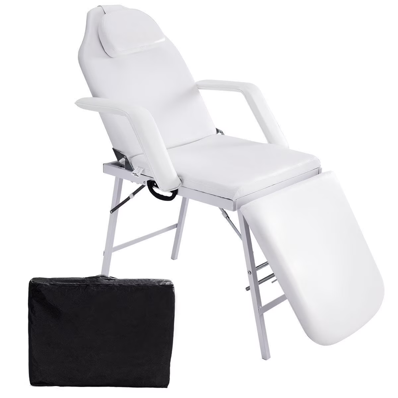 Costway Portable Tattoo Parlor Spa Salon Facial Bed Beauty Massage Table Chair11
