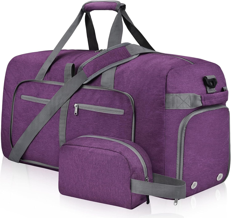 Duffle Bag Shoes Compartment Foldable Travel Waterproof Adjustable Strap Men9