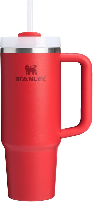 Stanley Quencher H2.0 30oz Tumbler w/ Handle Straw Insulated Chili Red0