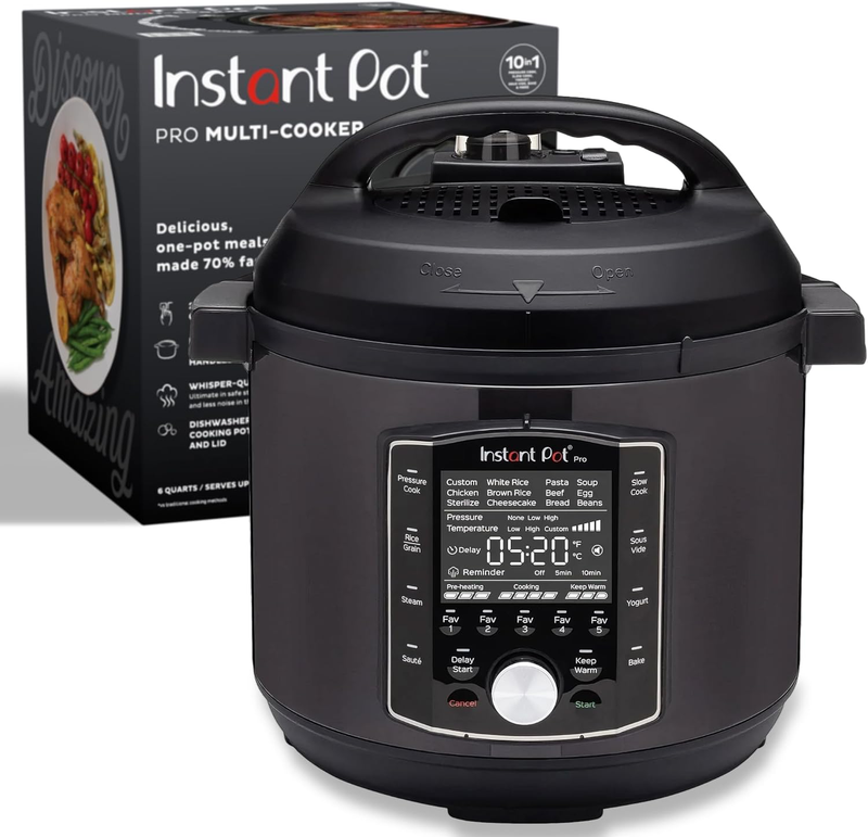 Pro 10-In-1 Pressure Cooker, Slow Cooker, Rice/Grain Cooker, Steamer, Sauté, Sou0