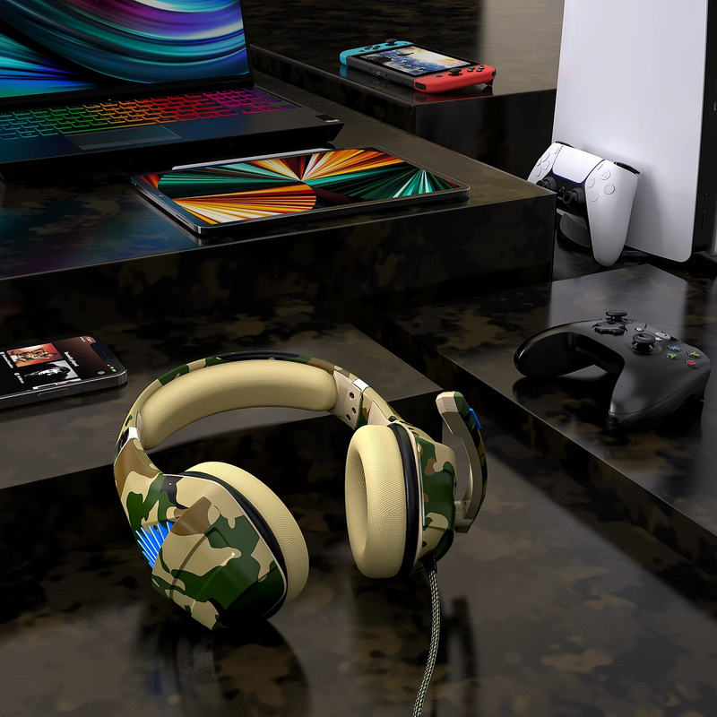 Gaming Headset for PS5 PS4 Xbox One Switch PC Noise Cancelling Stereo4