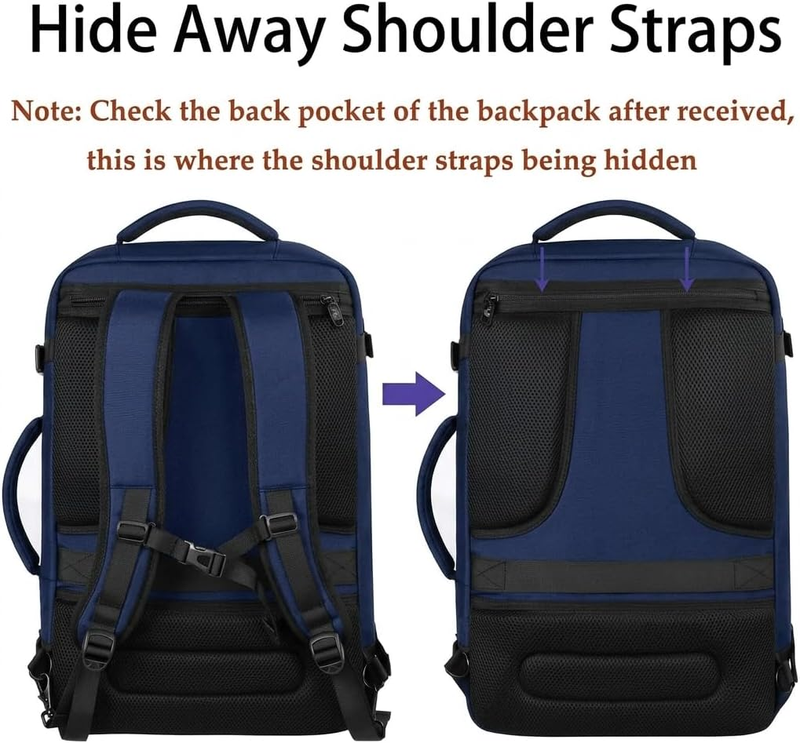 Carry On Backpack Airline Approved Expandable Travel Bag3