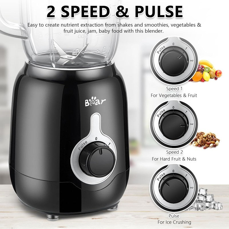 700W Countertop Blender 40Oz Cup 3 Speed Ice Crusher Smoothie Maker 20251