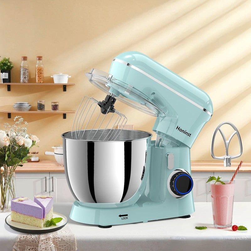 6.5QT Stand Mixer 10+ Speed Kitchen Electric Mixer Dough Hook Whisk Beater Bowl6