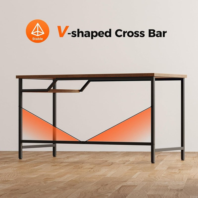 48x24 Computer Desk Gaming Table for Small Spaces Home Office Study8