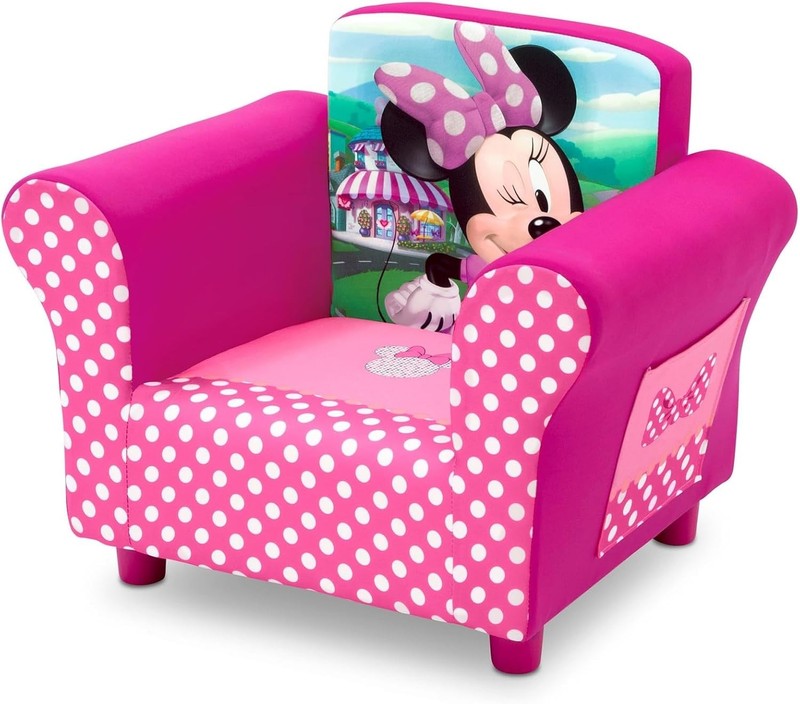 Kids Upholstered Chair, Minnie Mouse3