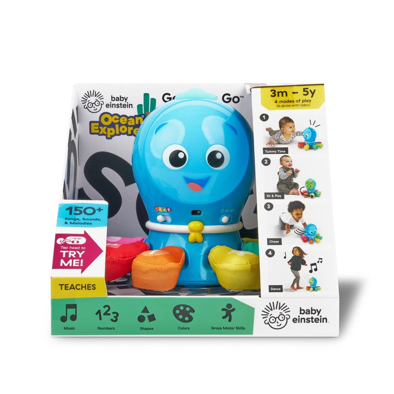 4-in-1 Ocean Explorer Baby Toy Crawl & Chase Learning Ages 3+ Months10