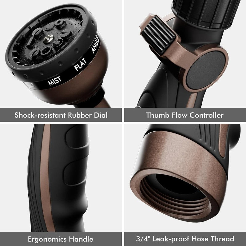 Heavy Duty 15-Inch Watering Wand with 10 Spray Patterns - Oil Rubbed Bronze6