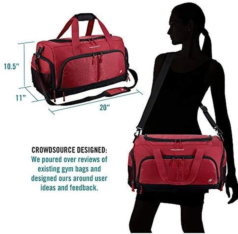 Ultimate Gym Bag 2.0 Durable Duffel Bag 10 Compartments Water Resistant Pouch5