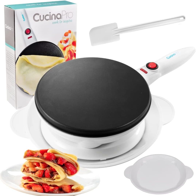 Cordless Crepe Maker Nonstick Electric Pan Portable Hot Plate Holiday Gift10
