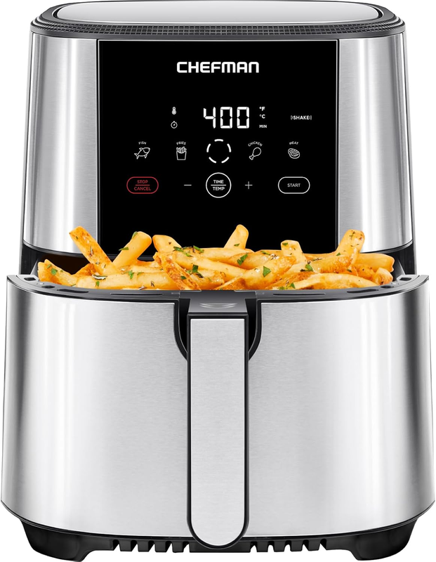 5Qt Turbofry Touch Air Fryer Large Family Size Digital Stainless Steel8