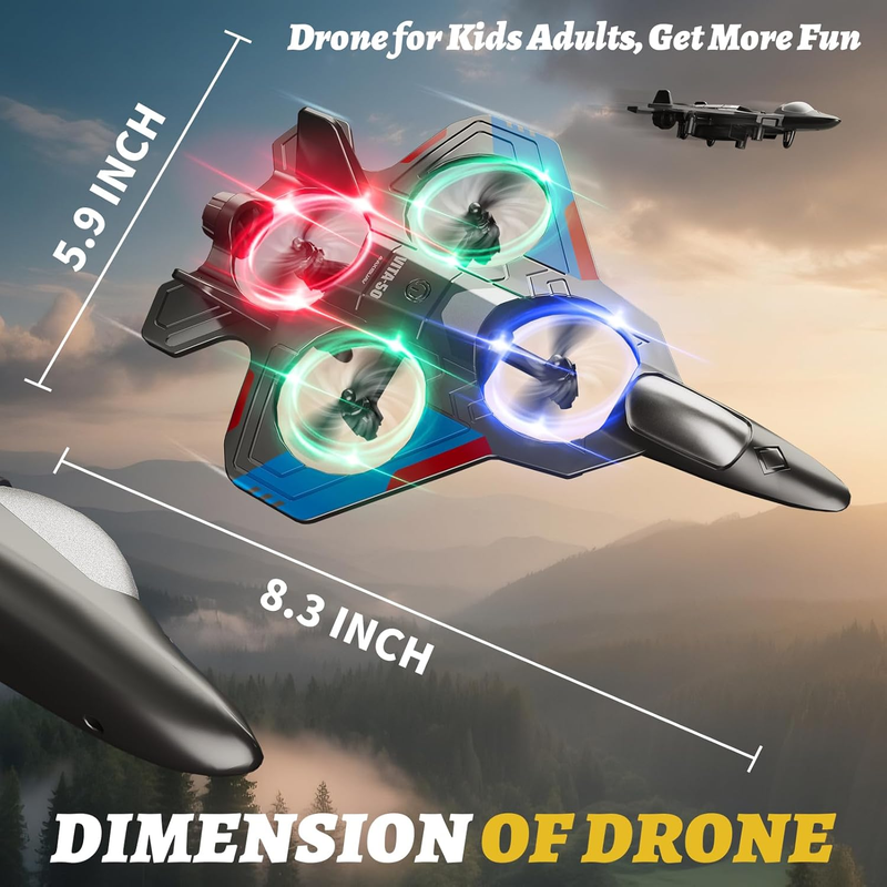 RC Foam Airplane Remote Control Fighter Jet Easy Fly 360° Flip Kids Adults7