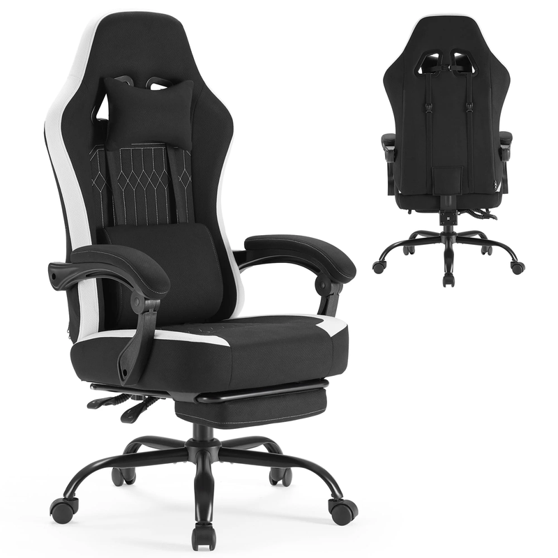 Gaming Chair, Office Chair High Back Computer Chair Executive Ergonomic Adjustab0
