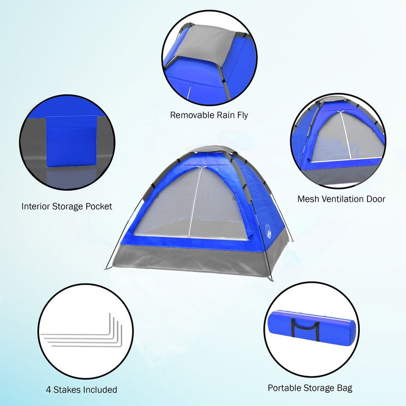 2-Person Camping Tent ? Includes Rain Fly and Carrying Bag ? Lightweight Outdoor2
