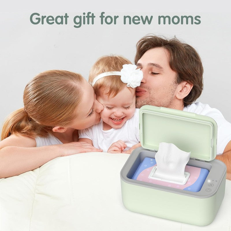 Baby Wipe Warmer 3 Level Temp Quiet Heating Large Capacity Green7