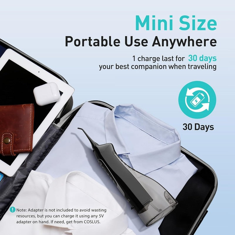 Portable Cordless Water Flosser - Rechargeable IPX7 Waterproof Teeth Cleaner3