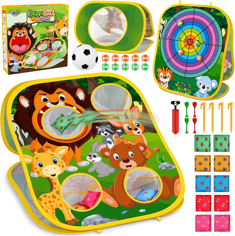Animal Bean Bag Toss Game Kids Outdoor Family Party Birthday Christmas Gift11