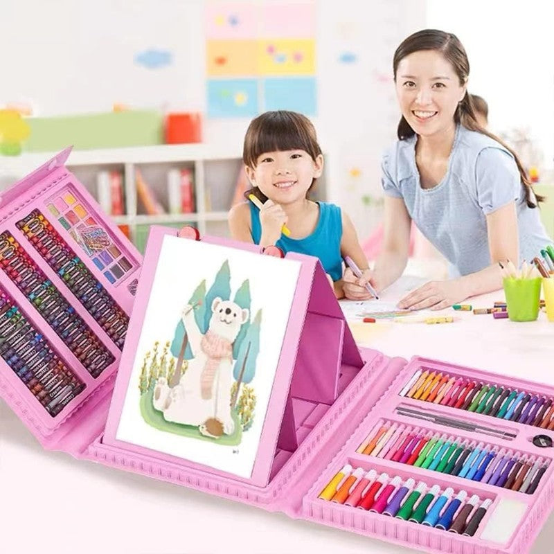 208 PCS Art Supplies, Drawing Art Kit for Kids Adults Art Set with Double Sided 5