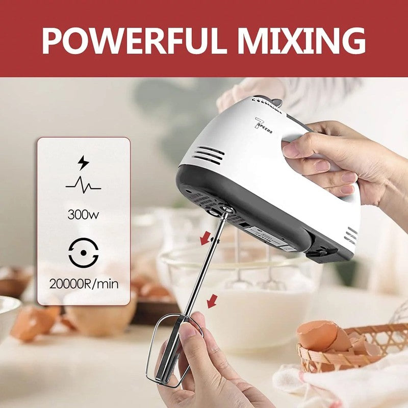 Electric Hand Mixer, 7-Speeds Lightweight Hand-Hand Blender Mixer, Portable Powe4