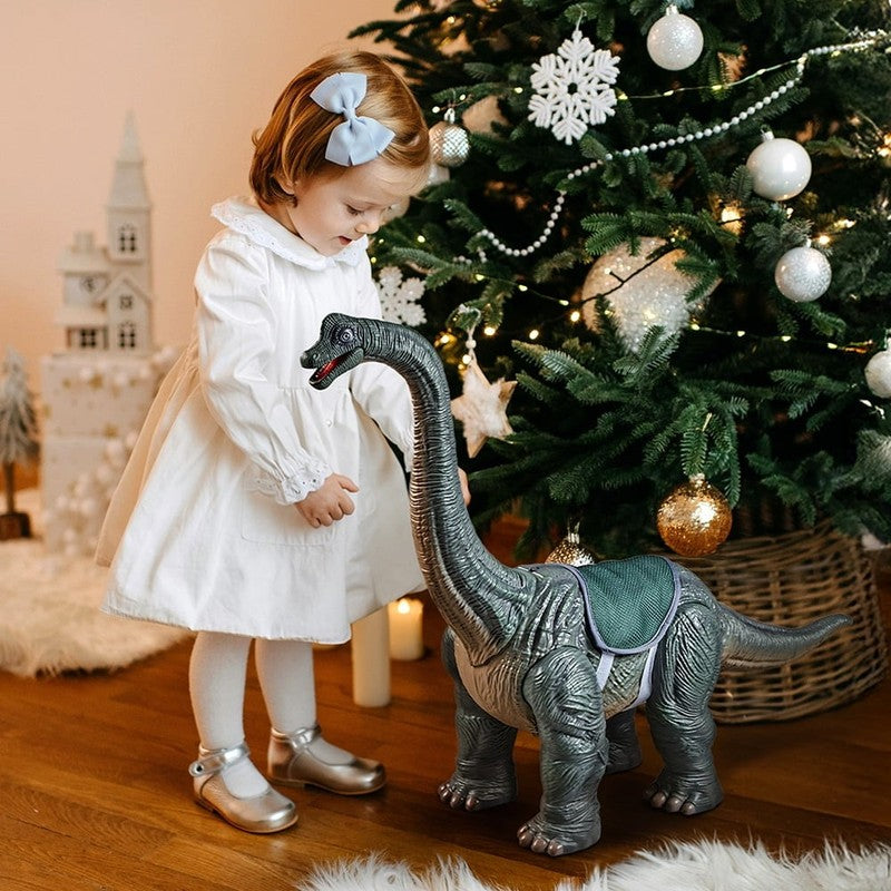 Wonder Living Dinosaur Ride on Toy Cars for Kids,Realistic Brachiosaurus Push Ca6