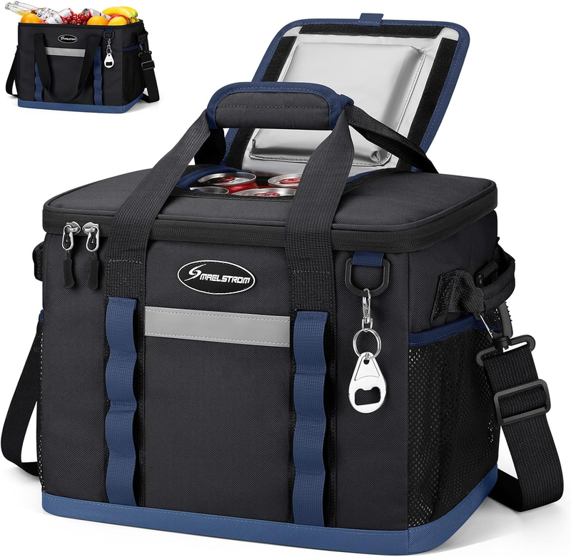 Collapsible Soft Cooler Bag 35 Cans Leakproof Beach Camping Cooler9