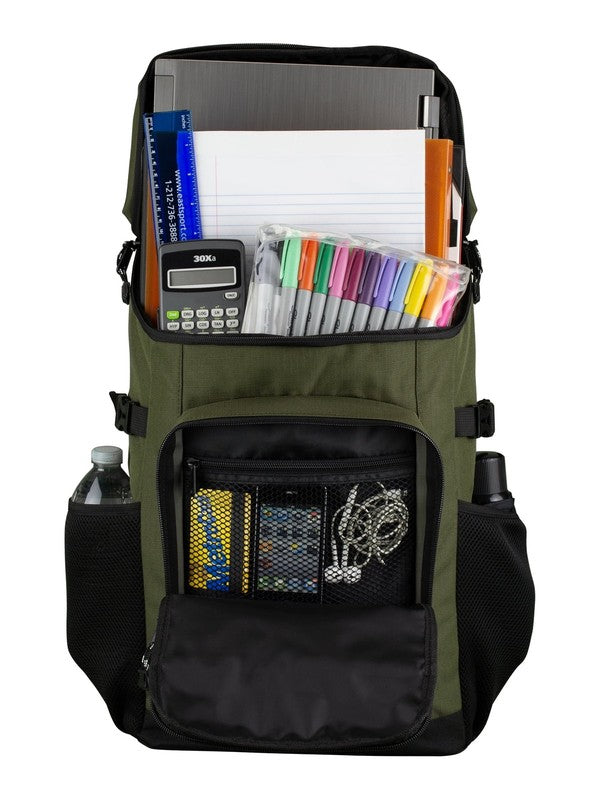 Unisex 18" Victory Top Loader Backpack, Army Green5