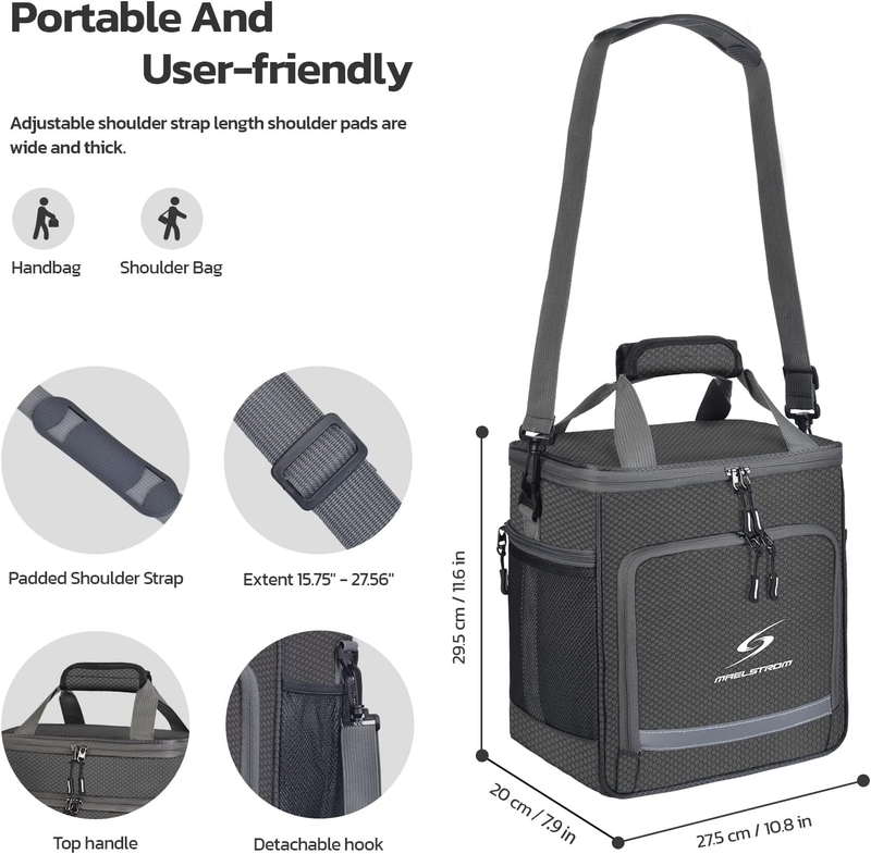 Insulated Lunch Bag Men Women Leakproof Cooler Lunch  Bag Portable Lunch Cooler8