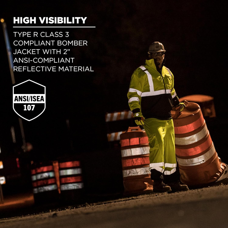 Hi Vis Bomber Safety Jacket4
