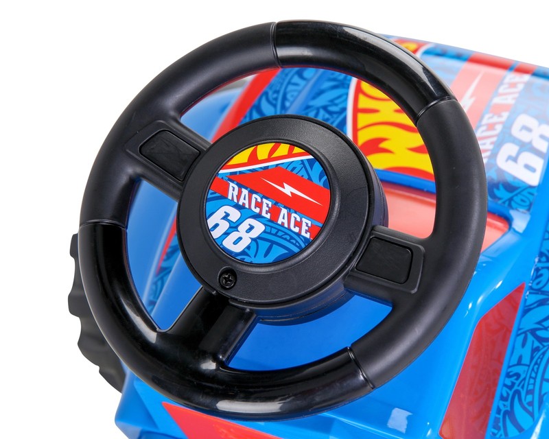 6V Monster Truck Ride-On for Toddlers, Blue/Red, Electric, Ages 1.5-3 Years, Max9