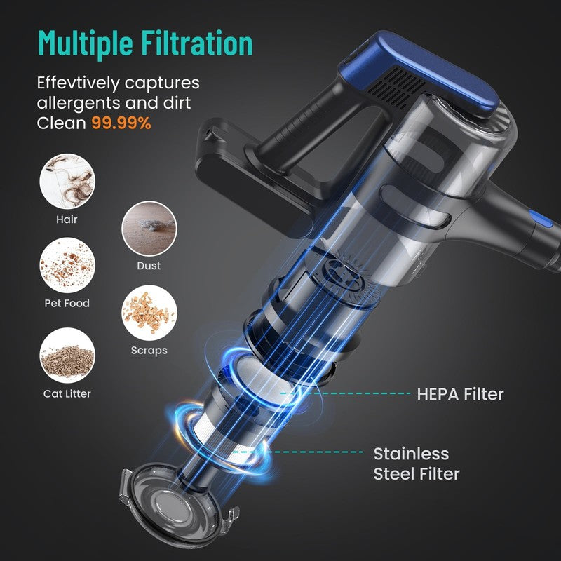 Cordless Vacuum Cleaners, Strong Suction Vacuum Cleaner for Home, Hardwood Floor3